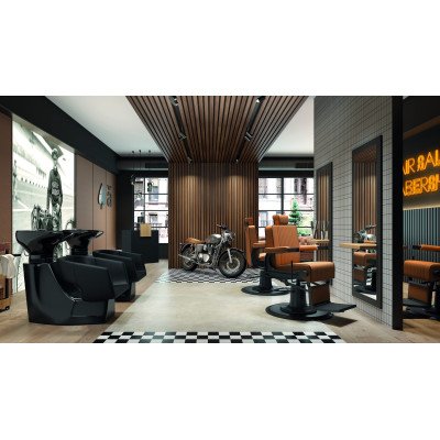 Kit Salon Barbershop Complet TRADI | Mobila Créations