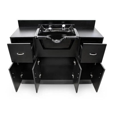 PASSO Breiter Waschbeckenschrank mit Stauraum | Mobila Creations PASSO Breiter Waschbeckenschrank mit Stauraum | Mobila Creations