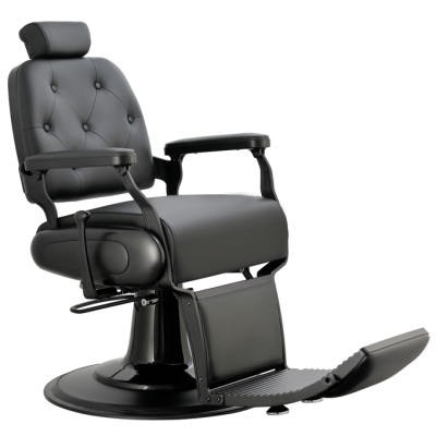 Fauteuil Barbier CAESAR BLACK - BarberShop | Mobila Créations