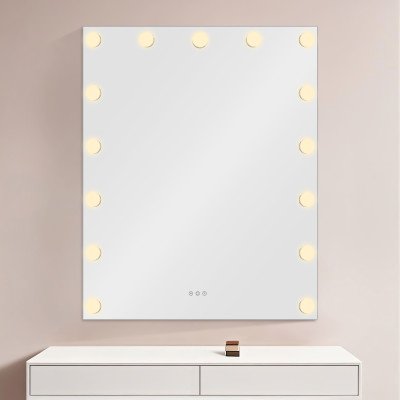 Masă de toaletă cu oglindă pătrată SHINE | Mobila Créations Masă de toaletă cu oglindă pătrată SHINE | Mobila Créations