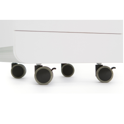 TEZA Table de Manucure en verre avec tiroirs | Mobila Créations