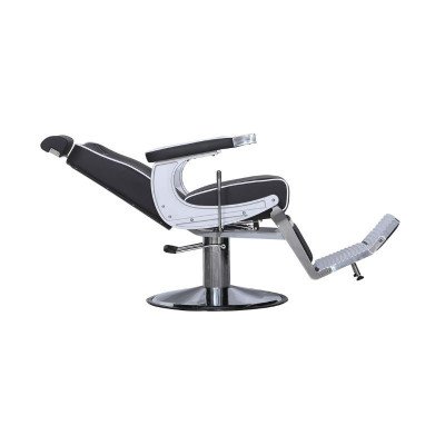 GENTLEMAN juoda kirpėjo kėdė | Mobila Creations