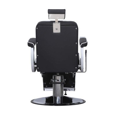 GENTLEMAN juoda kirpėjo kėdė | Mobila Creations