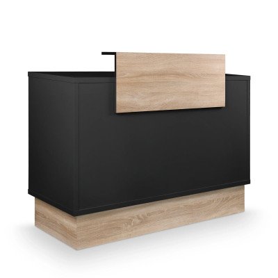 Comptoir de Réception LIENZA Black Wood | Mobila Créations