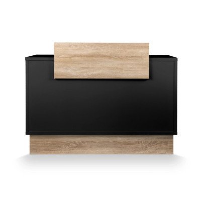 Πάγκος υποδοχής LIENZA Black Wood | Mobila Créations