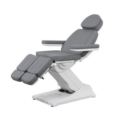 SOLCA Električni stol za podologijo/pedikuro s 3 motorji, siva barva | Mobila Créations