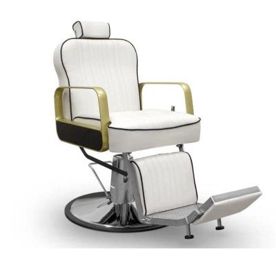 VARO Fauteuil Barbier Blanc | Mobila Créations