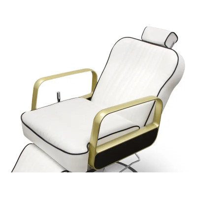 VARO Fauteuil Barbier Blanc | Mobila Créations