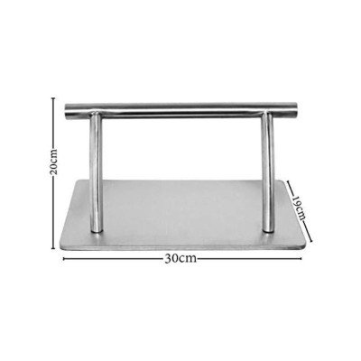 CLOUDY Silberner Fußhocker | Mobila Creations