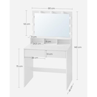 VISA Vitt sminkbord | Mobila Creations VISA Vitt sminkbord | Mobila Creations