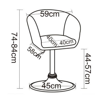 ELEGANT Fauteuil de Coiffure noir | Mobila Créations ELEGANT Fauteuil de Coiffure noir | Mobila Créations