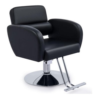 PURE Schwarzer Friseurstuhl | Mobila Creations PURE Schwarzer Friseurstuhl | Mobila Creations