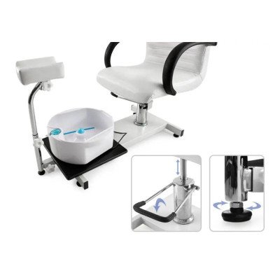 PODIA Fauteuil Pédicure Hydraulique avec bac | Mobila Créations PODIA Fauteuil Pédicure Hydraulique avec bac | Mobila Créations