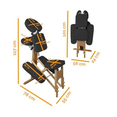 CARE Chaise de Soins pliable en bois | Mobila Créations CARE Chaise de Soins pliable en bois | Mobila Créations