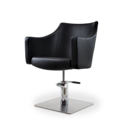 OVIDIA Schwarzer Friseurstuhl | Mobila Creations