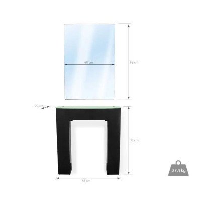 VERTI Toiletbordspejl med hylde | Mobila Creations