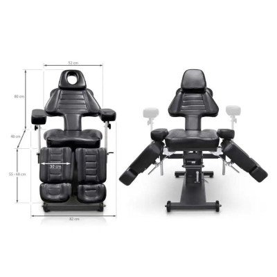 MASTER Fauteuil de Tatouage Electrique Noir | Mobila Créations MASTER Fauteuil de Tatouage Electrique Noir | Mobila Créations