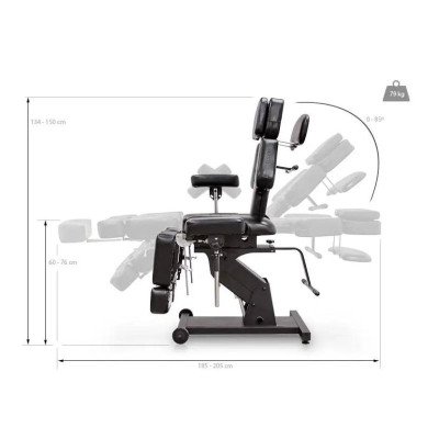 MASTER Elektrisk Tatoveringsstol Sort | Mobila Creations MASTER Elektrisk Tatoveringsstol Sort | Mobila Creations