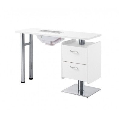 Masă de manichiură NAILY cu sertare și aspirator | Creații Mobila