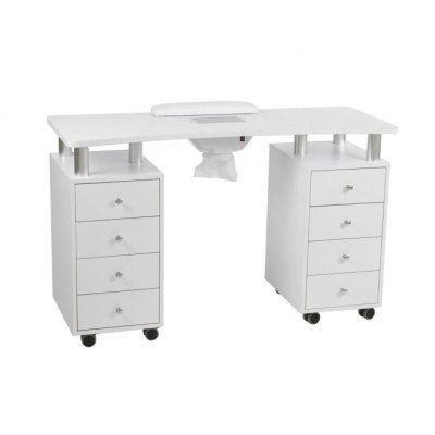 DICTA Table de Manucure avec tiroirs et aspirateur | Mobila Créations DICTA Table de Manucure avec tiroirs et aspirateur | Mobila Créations