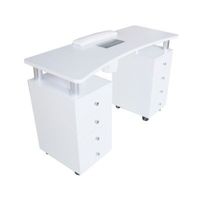 DICTA Table de Manucure avec tiroirs et aspirateur | Mobila Créations DICTA Table de Manucure avec tiroirs et aspirateur | Mobila Créations