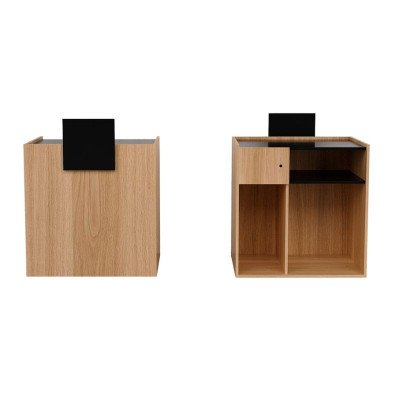 ÜDVÖZÖLJÜK Fa Recepciós Pult | Mobila Creations ÜDVÖZÖLJÜK Fa Recepciós Pult | Mobila Creations