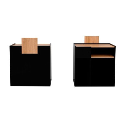 ZWARTE Receptiebalie | Mobila Creaties