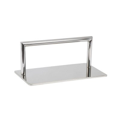 SPINNY SILVER Silberner Fußhocker | Mobila Creations